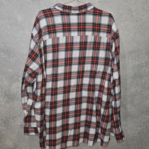 Foundry Supply Co. Super Soft Plaid Button Up Shirt Mens 4XLT - Picture 4 of 5